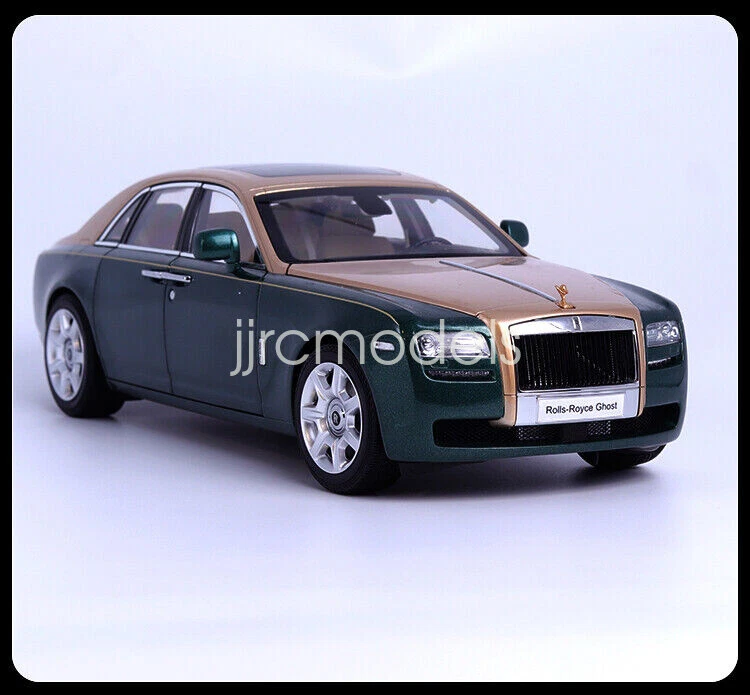 Rolls Royce RR Ghost 1:18 Kyosho verde y dorado doble color Foto 1 de 4