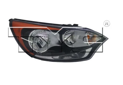 TYC Right Passenger Side Halogen Headlight for Kia Rio 2012-2017 Models - Image 1 of 3