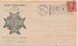 Dover Commandery no. 363 Ancient & Illustrious Order of Knights of Malta 1906 - Picture 1 of 2