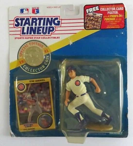 1991 SLU STARTING LINEUP RYNE SANDBERG CHICAGO CUBS COIN CARD FIGURE - Bild 1 von 6