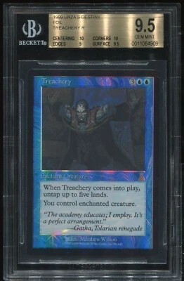 Treachery Foil Urza's Destiny  BGS 9.5  ++   Mint  Graded MTG magic   #3772 - Image 1 of 2