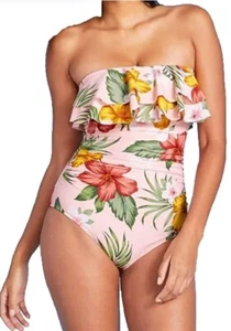 Double Volant Front High Coverage One Piece Swimsuit Kona Damen Sol Sol™ - Bild 1 von 4