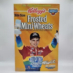 Vtg Sealed 1995 Commemorative Kellogg's FROSTED MINI-WHEATS JEFF GORDON Cereal - Picture 1 of 6