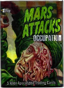 MARS ATTACKS OCCUPATION LUCKY HIT HOT PACK TOPPS very rare*** RETRO WAX - Picture 1 of 2