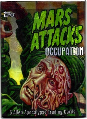 MARS ATTACKS OCCUPATION LUCKY HIT HOT PACK  2015 TOPPS*** RETRO WAX - Image 1 of 2