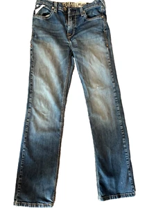 Ariat Boys Jeans B4 Relaxed Bootcut size 14 adjustable waist - Picture 1 of 5