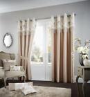Koh Floral Fully Lined Ring Top Luxury Eyelet Pair of Curtains