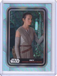 2023 Topps Chrome Star Wars The Force Awakens Rey #91 - Imagen 1 de 2