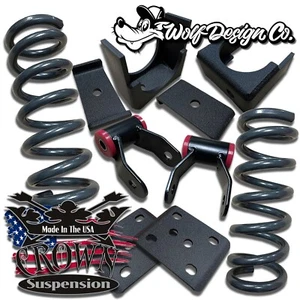 Silverado Lowering Kit 3/5 Drop Coils Springs Flip 1999-2007 V8 Crown Suspension - Picture 1 of 3
