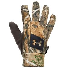 UNDER ARMOUR HUNT FLEECE GLOVES EARLY SEASON RealTree Print Size Small #1318574
