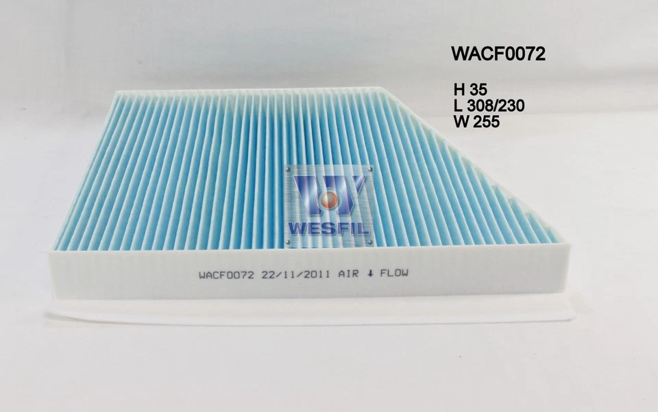 WESFIL CABIN FILTER FOR Mercedes Benz E320 3.2L V6 2002 08/02-2005 WACF0072 - Image 1 of 1