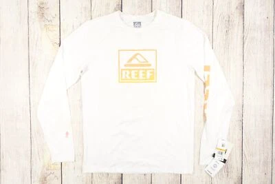 CAMISETA DE SURF ARREEF OFF WHITE MARFIL PEQUEÑO RENDIMIENTO MANGA LARGA TOP PARA HOMBRE USADA Foto 1 de 4