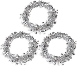 75 Ft Star Tinsel Garlands With Wire Christmas Star Wire Garland Decorations For - Picture 1 of 4