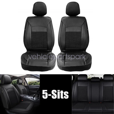Car SEAT COVER Full Set Cushion PU Leather Fits Mitsubishi Outlander 2004-2023 - Изображение 1 из 4