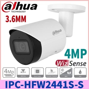 Dahua IPC-HFW2441S-S 4MP In Mic IR WizSense WDR SMD+ PoE IP Camera 3.6mm White - Picture 1 of 17