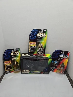 Lote de 4 figuras de acción Star Wars Power of the Force ROTJ Hasbro 1995-1997 NUEVO Foto 1 de 4