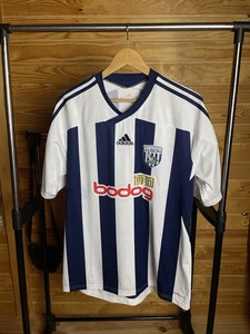 West Bromwich Albion Home Soccer Jersey 2010/11 – Adidas – Size L - Foto 1 di 8