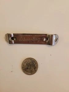 Vintage Schoenling Brewing Beer Bottle Opener Vaughan Cincinnati Ohio - Picture 1 of 2