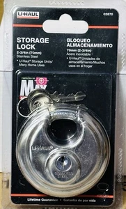 Confezione 4 Serrature Portaoggetti U-haul Max Security 2-3/4” Acciaio Inox - Nuove Sigillate - Foto 1 di 2