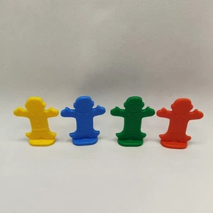 TOKENS 1955 CANDY LAND BRETTSPIEL FIGUREN BAUERN Spielfiguren Lebkuchenmänner - Bild 1 von 7