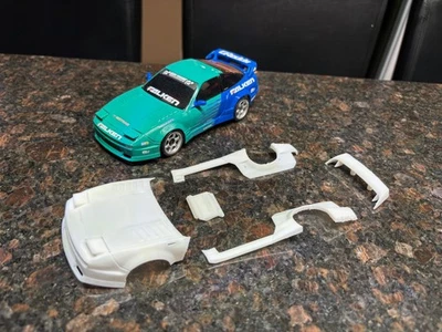 3D Printed Mini-Z Body Nissan 180sx Widebody kit 1/28 Drift - Image 1 of 4