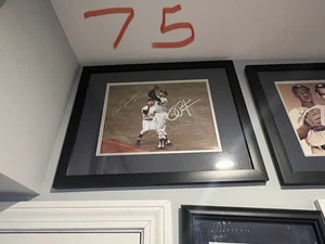 Joe Pepitone & Bobby Richardson Signed 11x14 Photo New York NY Yankees Framed - Picture 1 of 1