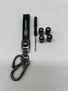 Land Rover Key Chain with 4 Valve Stem Caps - Picture 1 of 3
