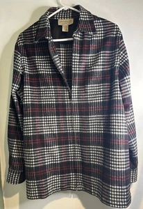 Jones New York Women’s Vintage Black Wool Blend Jacket Size 14 academia western - Picture 1 of 8