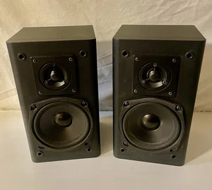 Enceintes bibliothèque audio vintage KLH modèle AV-1001 blindées magnétiquement - testées - Photo 1/8