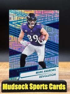 MARK ANDREWS - 2025 PANINI REVOLUTION - TEAL LEVELS /499 - BALTIMORE RAVENS - Picture 1 of 2