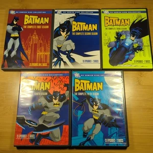 THE BATMAN Complete Series DVD 5 Lot Season 1-5 Animated DC Comics - Picture 1 of 4
