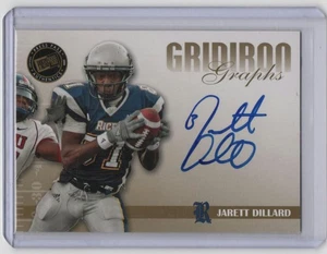 Jarett Dillard 2009 Press Pass SE Gridiron Graphs Gold Auto #GG-JD2 Rice Owls - Imagen 1 de 2