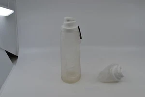 Collapsible Silicone Clear Water Bottle 17oz BPA Free Hiking Sport Travel - Picture 1 of 1