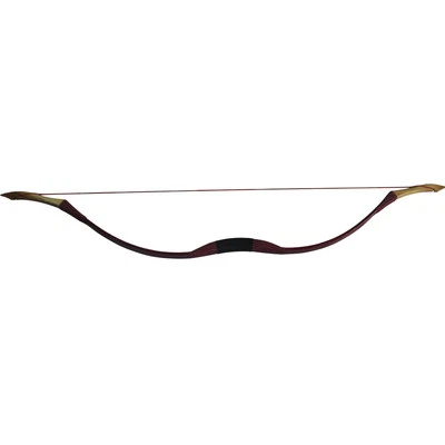 40LB Handmade Traditional Recurve Bow Horse Riding Archery Practice Longbow - Image 1 of 4