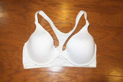 38C ❤️ SUJETADOR FRUTA DEL TELAR ❤️ ALMOHADILLAS PUSH UP CIERRE FRONTAL CÓMODO ALGODÓN BLANCO Foto 1 de 4