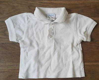 Polo Blanco JACADI 6 Mes Excelente Estado - Imagen 1 de 2