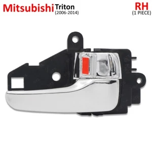 Fits Mitsubishi Triton L200 2006 - '14 Right Inner Handle Interior Door Chrome - Picture 1 of 11