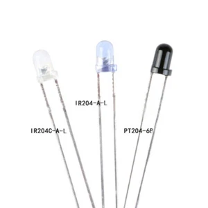 10/20/50 Stck. 3 mm Infrarot Sende Empfangsdiode IR204 PT204 LED 2PIN Röhre Neu - Bild 1 von 16