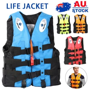 Life Jackets Watersport Ski Buoyancy Aid Kayak Boating Sailing Jacket M-XXXL - Picture 1 of 14