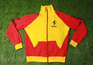SCUDERIA FERRARI 80'S VINTAGE RETRO RACING MEN JACKET OFFICIAL PRODUCT SIZE L - Picture 1 of 12