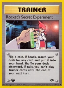 Rocket's Secret Experiment - 120/132 Gym Challenge - Uncommon 1st Edition EN NM - Bild 1 von 1