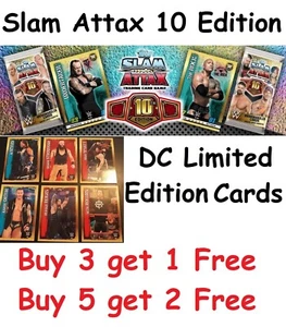 WWE Slam Attax 10th Edition DC Limited Edition cards - Picture 1 of 4