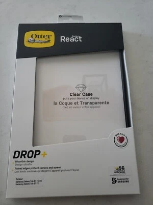 Otterbox React Series Case for Samsung Galaxy Tab S7 FE 5G Black/Clear - Image 1 of 2