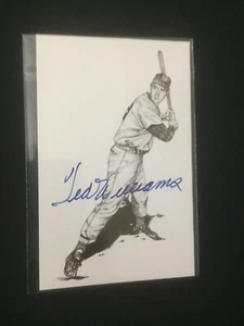 TED WILLIAMS Signed Autographed Postcard JSA COA Y76907 - Picture 1 of 8