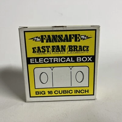 Reiker Fansafe Easy Fan Brace Electrical Box Ceiling Fan Installation Kit 33303 - Image 1 of 4