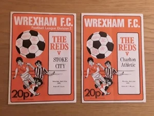 Wrexham 1978/79 Auswahl der Home League Programme aus dem Menü - Bild 1 von 3