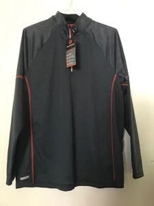 Free Country Performance LS Endurance Half-Zip Top, L, XL, Charcoal - Picture 1 of 5