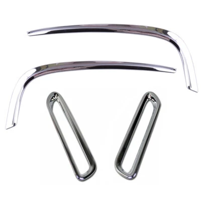 For Toyota Sienna 2011-2017 Chrome Front Rear Fog Light Cover Trims Accessories - Изображение 1 из 4