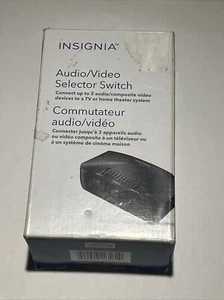 Insignia Audio Video Selector Switch AV A/V RCA Composite NS-VS314 - Foto 1 di 2