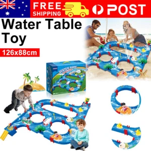 Outdoor Water Table Toy for Kids 89Pcs Water Park DIY Beach Play Toy AU - Picture 1 of 7